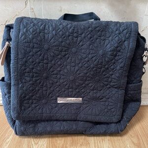 Petunia Pickle Bottom Boxy Backpack - Quilted Black